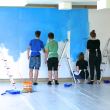 Wandbild im Alters- und Pflegeheim