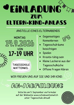Tagesschule aktuell